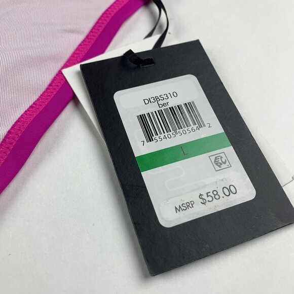 Dkny Hipster Bikini Bottom Women's Large Purple Swimwear Summer Beach Pull-On - Picture 2 of 6